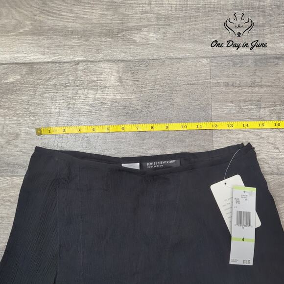 Jones New York Silk Midi Skirt Size 4 - Picture 3 of 5